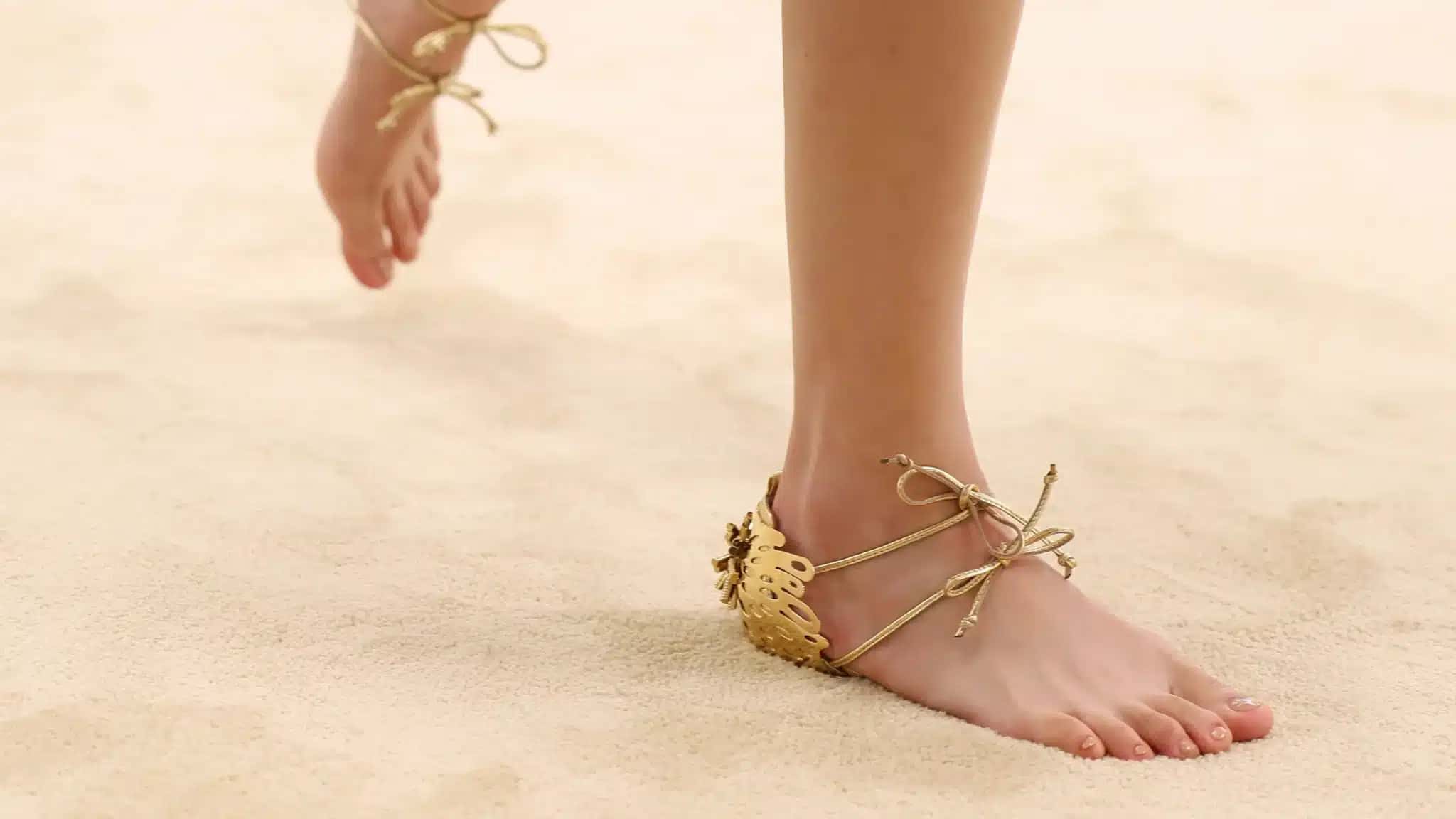 Salto sem sola da Chanel apresentado no desfile Cruise 2027