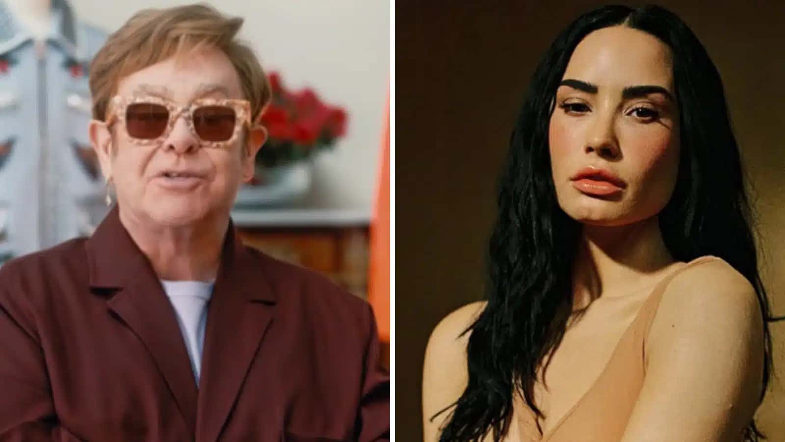 Elton John e Demi Lovato