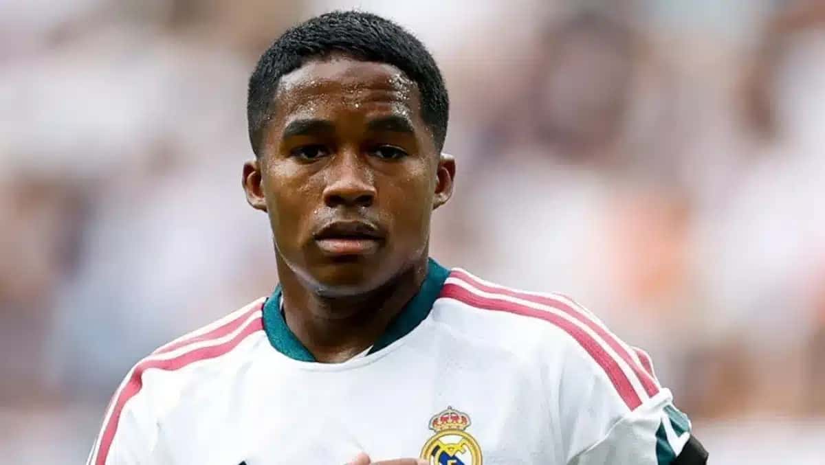 Endrick em amistoso do Real Madrid