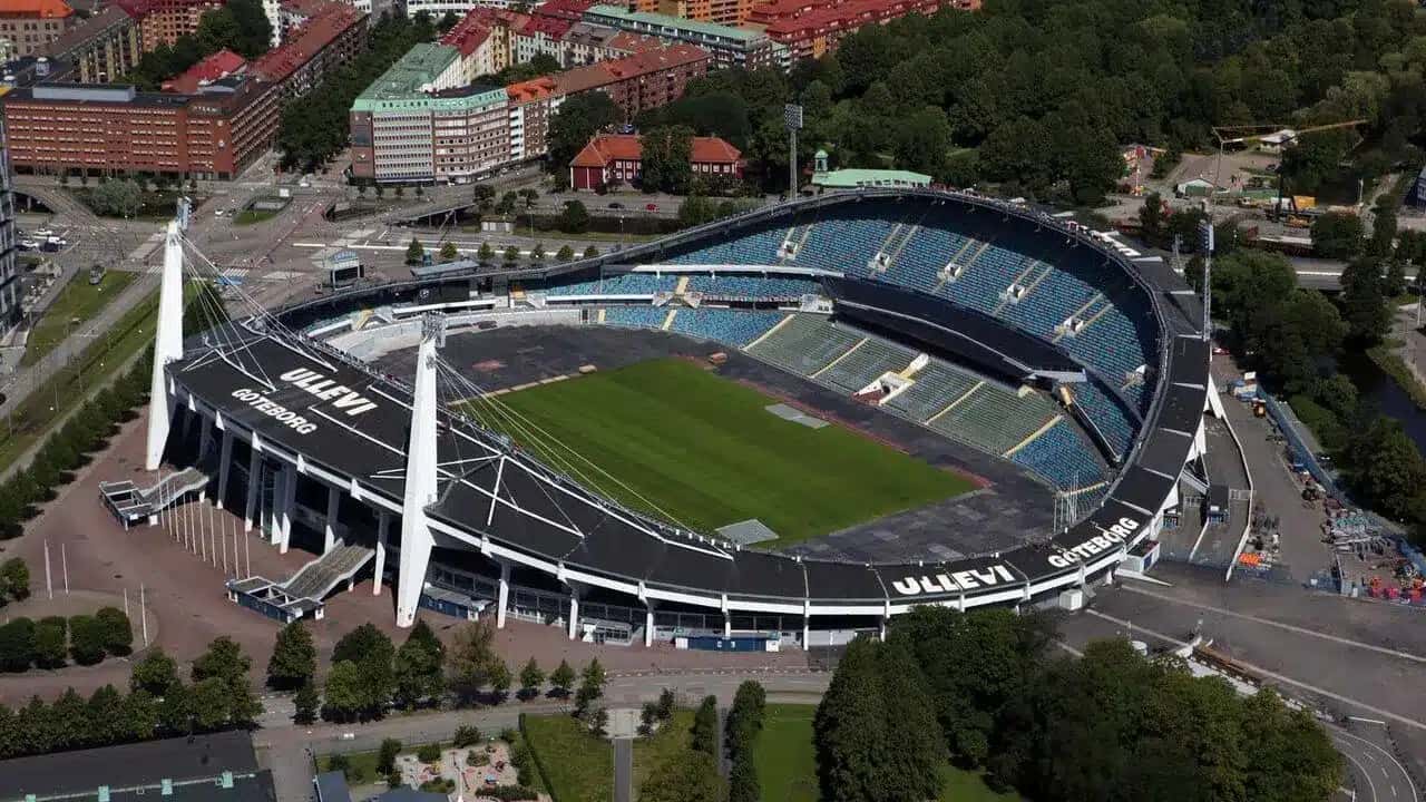 Estádio Ullevi, em Gotemburgo