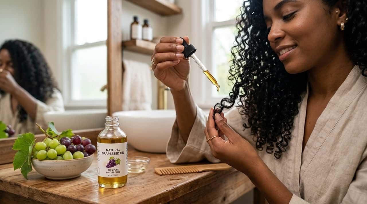 O produto é extraído das pequenas sementes descartadas durante o processamento das uvas.