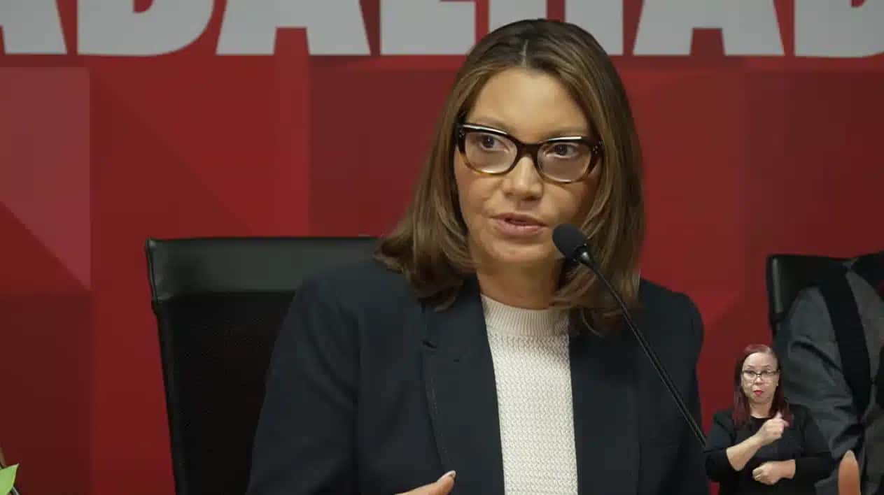 A primeira-dama, Janja Silva, durantre 4º Encontro Nacional de Evangélicos do partido
