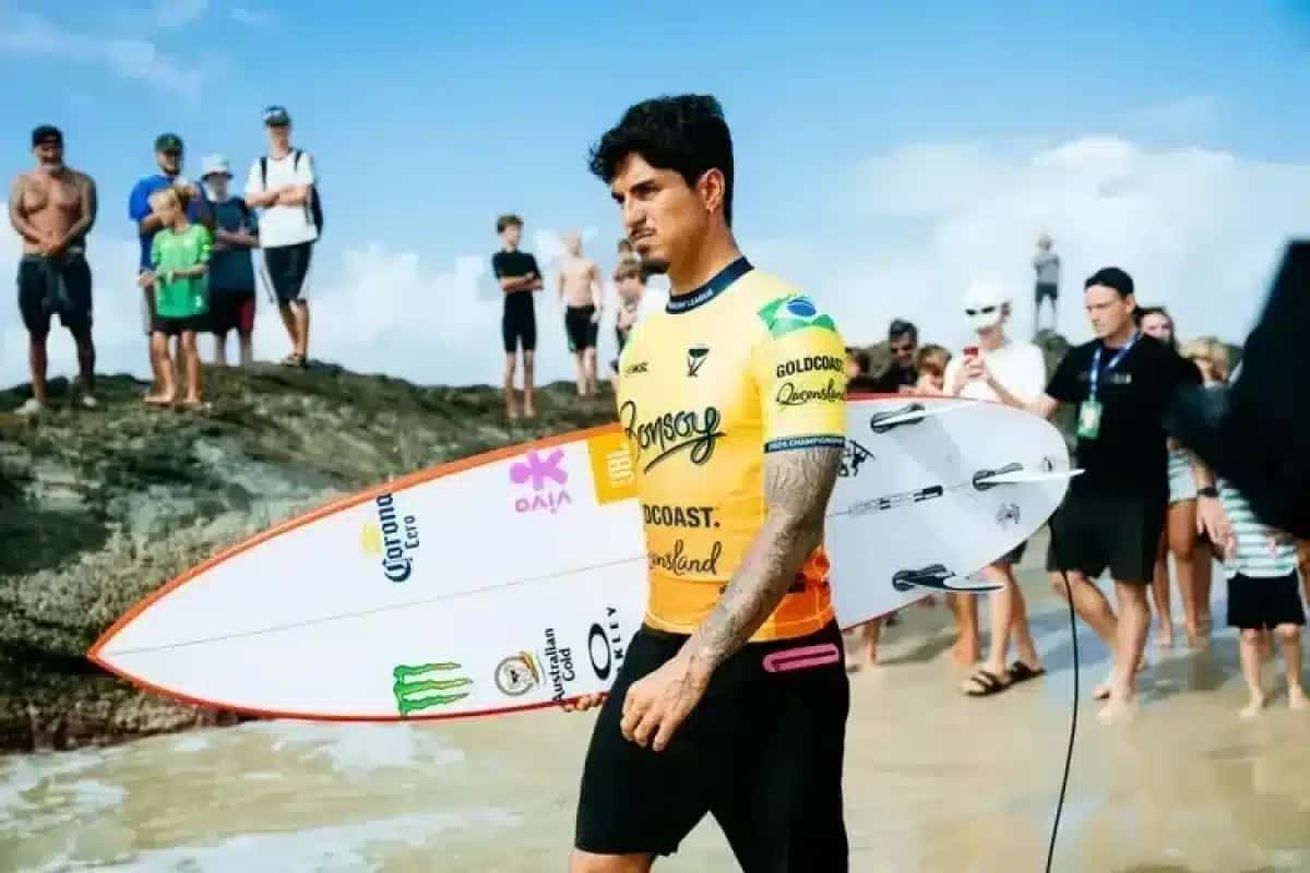 Gabriel Medina na etapa de Gold Coast da WSL