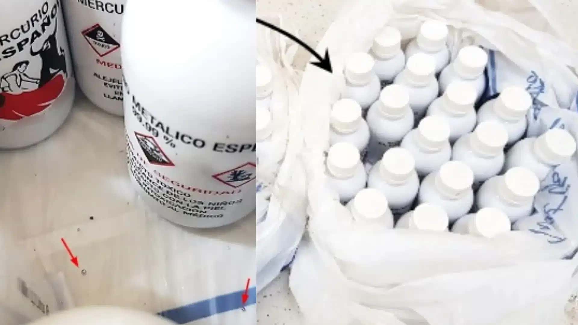 Substância apreendida é um metal pesado altamente tóxico e capaz de se acumular nos organismos vivos