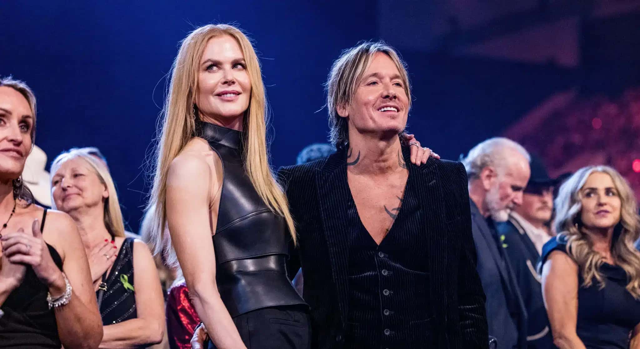 Nicole Kidman e Keith Urban comparecem ao 60º Academy of Country Music Awards no The Star em Frisco em 8 de maio de 2025 em Frisco, Texas
