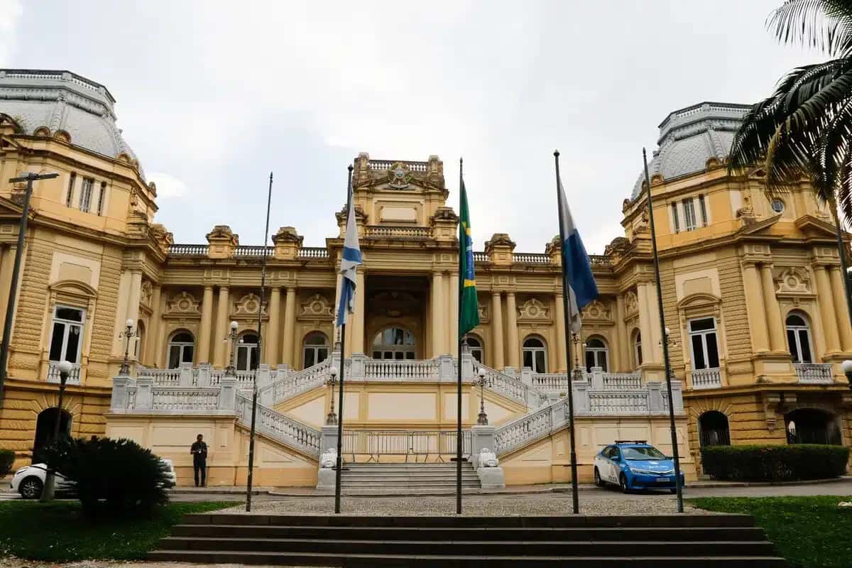 Palácio Guanabara, em Laranjeiras, sede do Governo do Estado do Rio de Janeiro