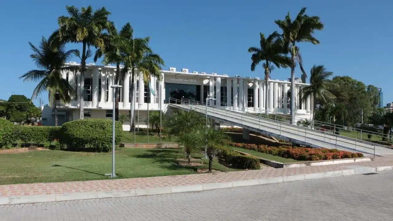 Palácio dos Despachos da Lagoa Nova, também conhecido como Governadoria, em Natal, centro administrativo do governo do Rio Grande do Norte