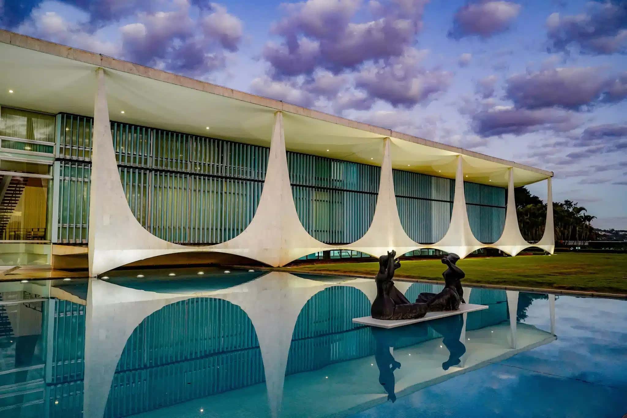 Palácio da Alvorada, em Brasília