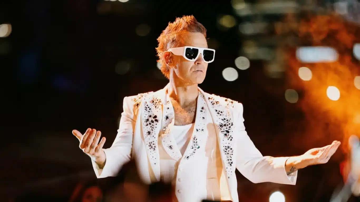 Cantor britânico Robbie Williams