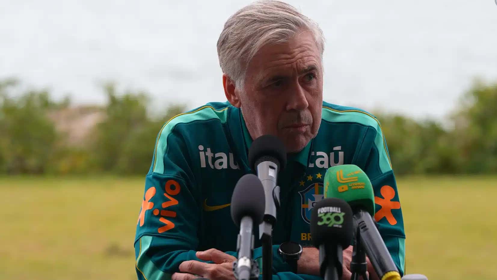 Carlo Ancelotti em entrevista coletiva antes do duelo contra a Austrália