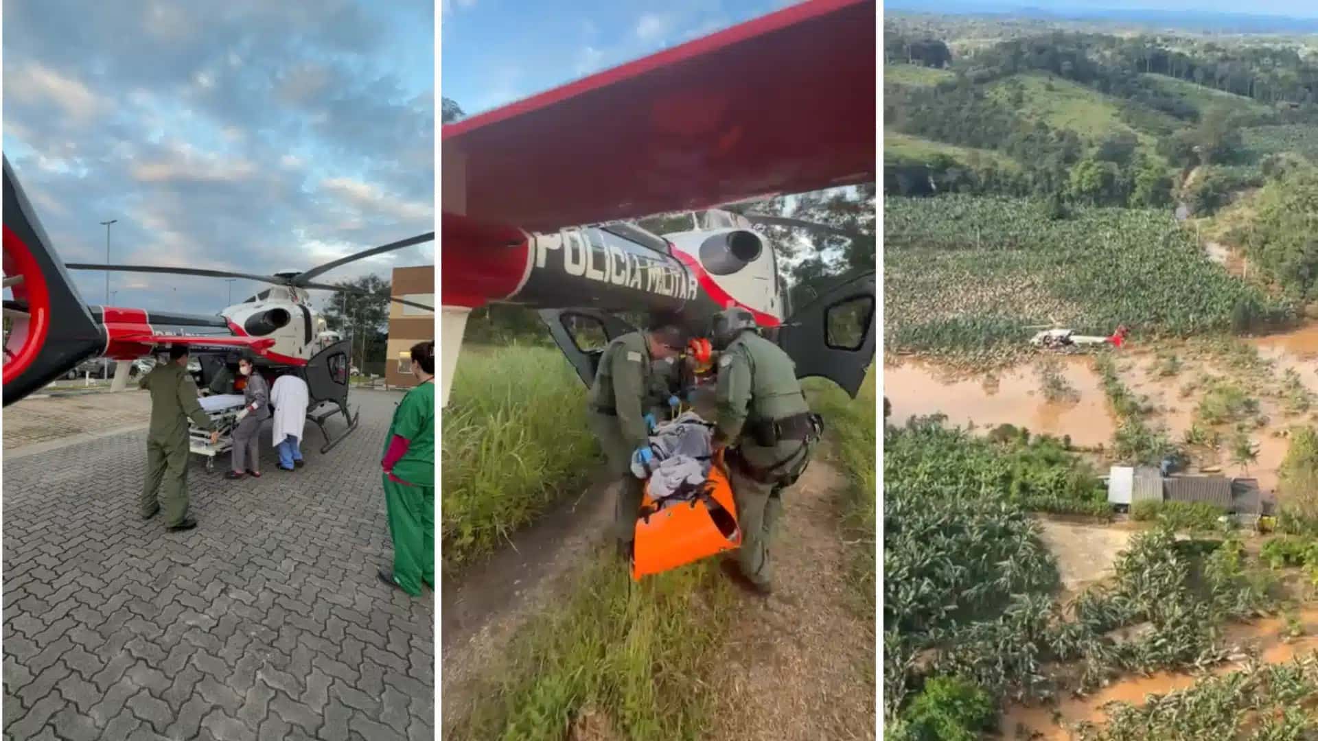 Homem estava em região ilhada no município de Eldorado, no Vale do Ribeira.