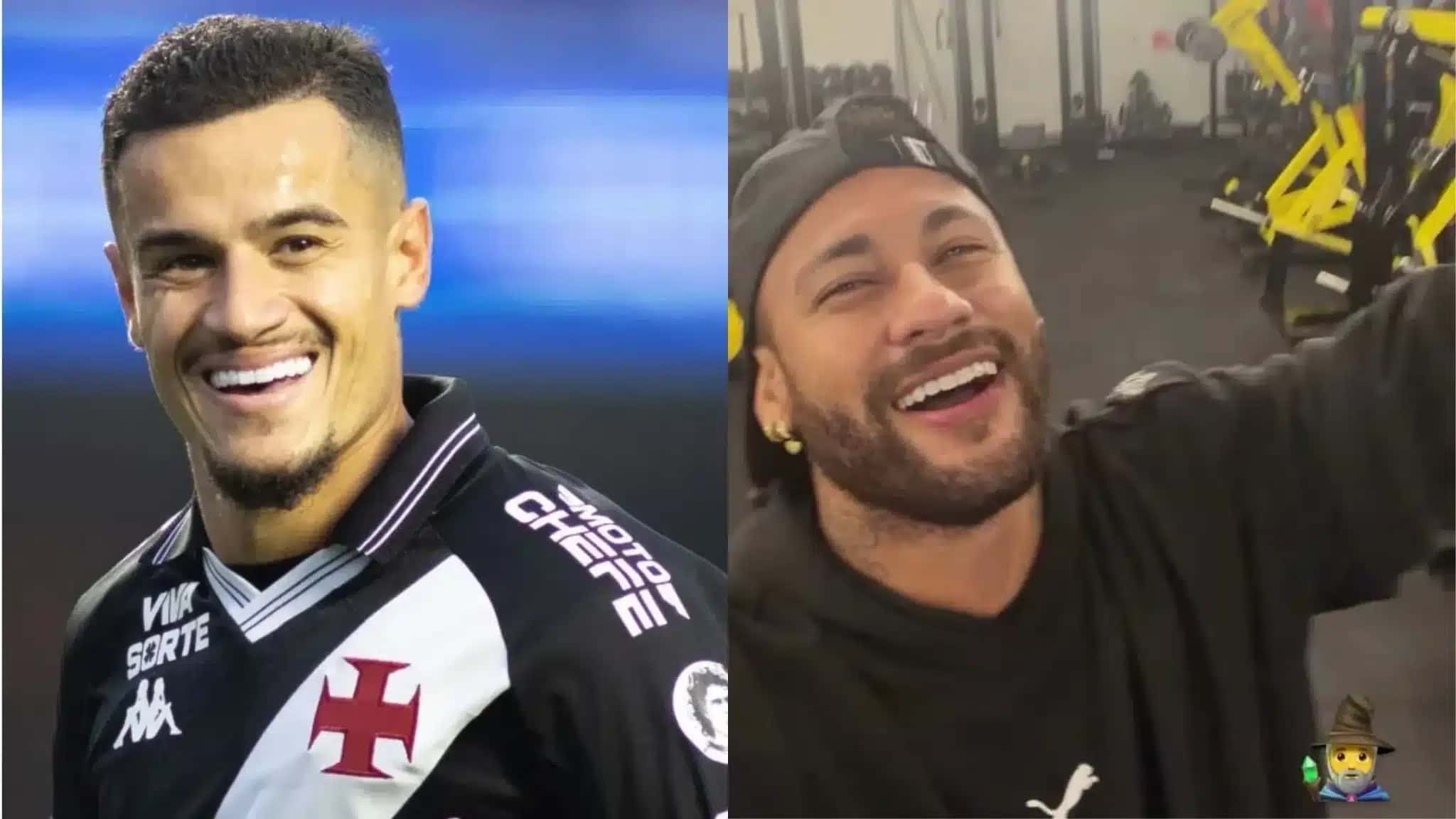 Neymar comemora contratação de Coutinho