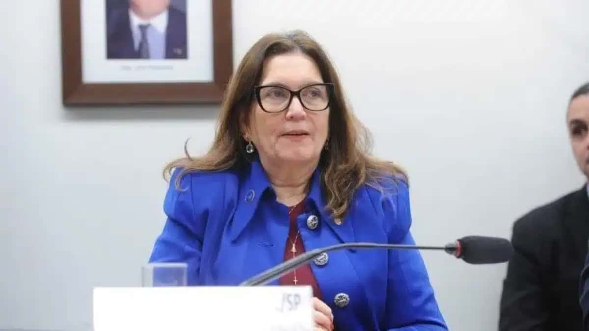 Deputada Bia Kicis, relatora do projeto de lei na CCJ