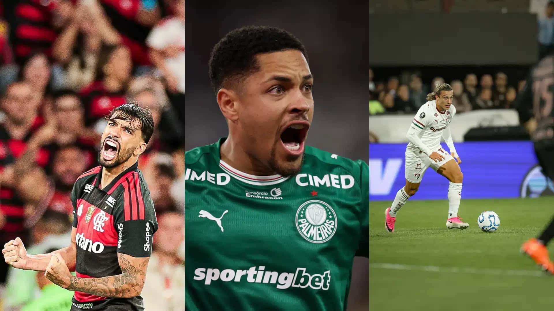 Flamengo, Palmeiras e Fluminense estão entre os quatros semifinalistas.