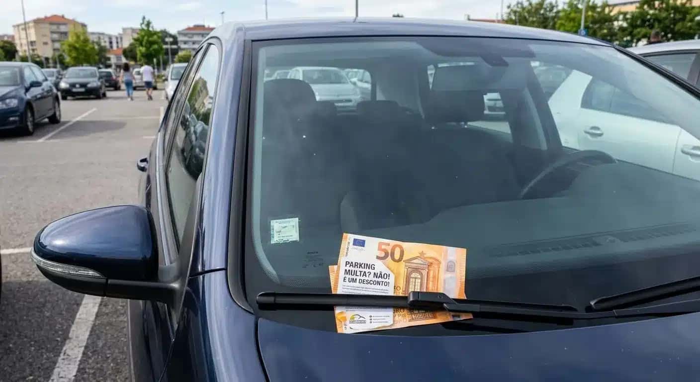 Golpe do bilhete com falsas notas nos carros