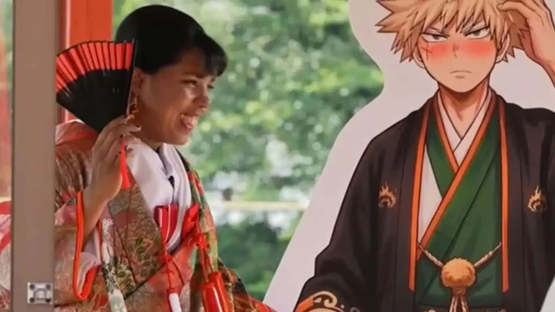 Mulher se casa com personagem de anime