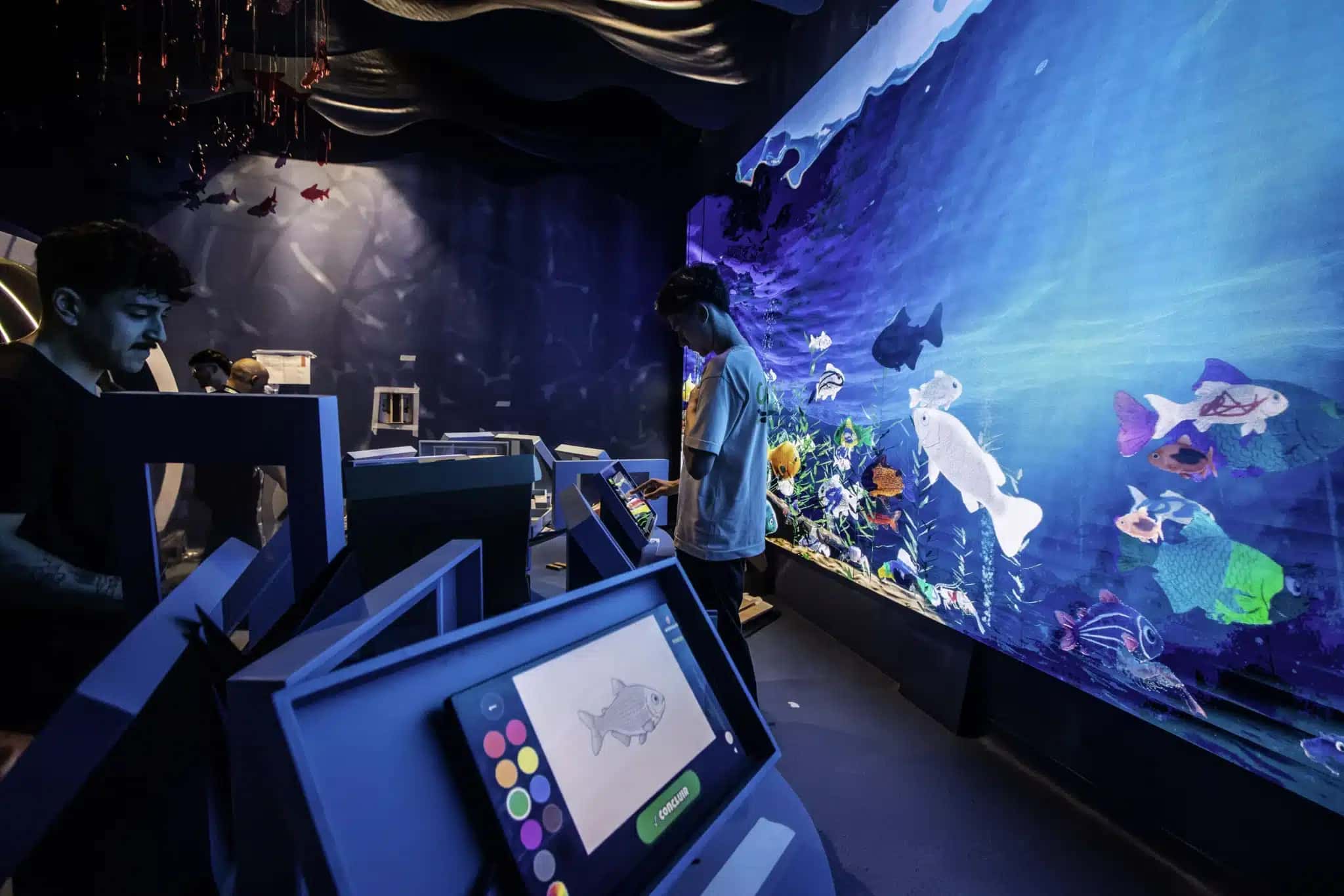 Espaço interativo do Museu da Imaginação