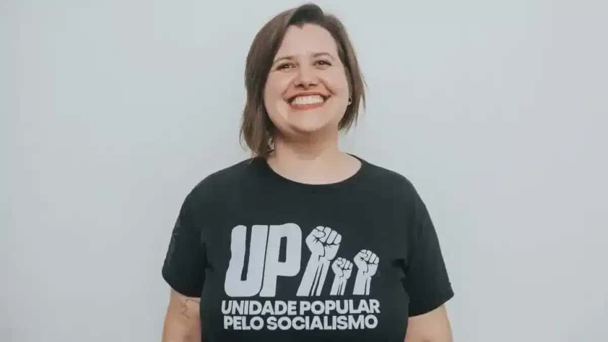 Priscila Voigt, candidata ao governo do Rio Grande do Sul pela UP