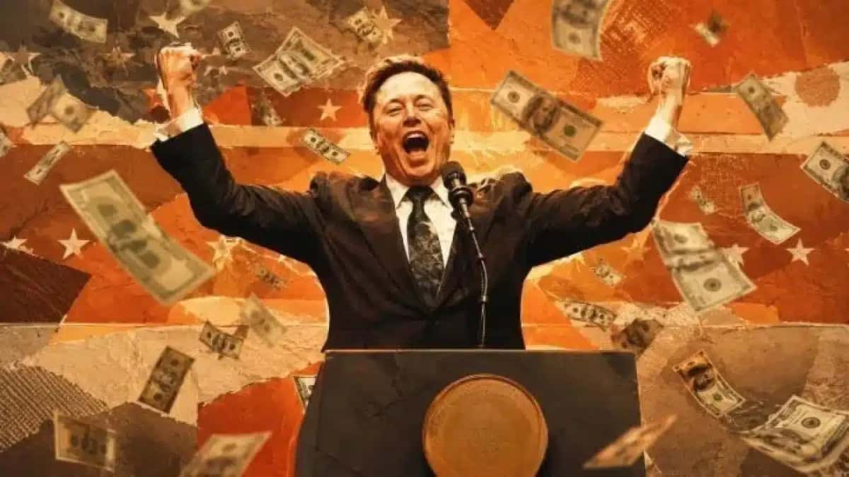Elon Musk em imagem gerada por Inteligência Artificial