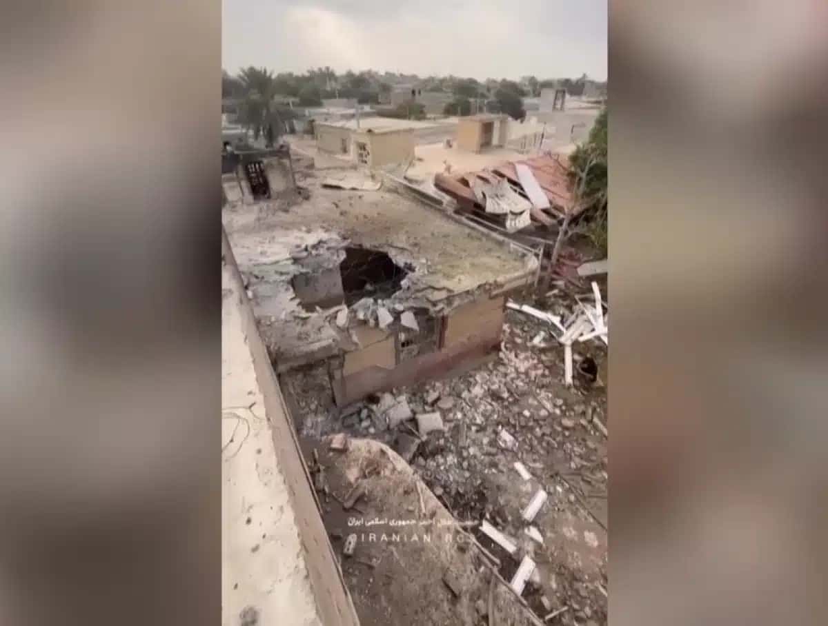 Destruição no Irã após ataques dos EUA