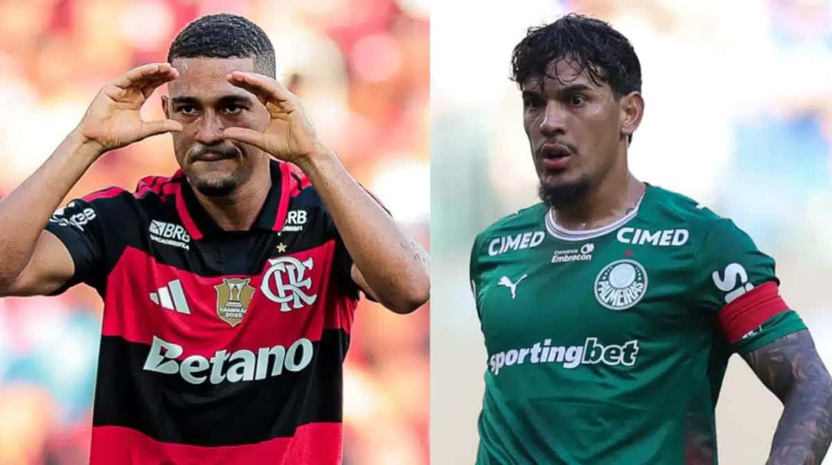 Flamengo e Palmeiras disputam liderança do Brasileirão