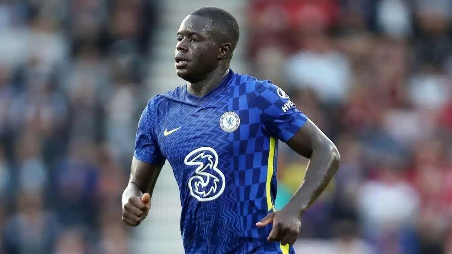 Malang Sarr em ação pelo Chelsea