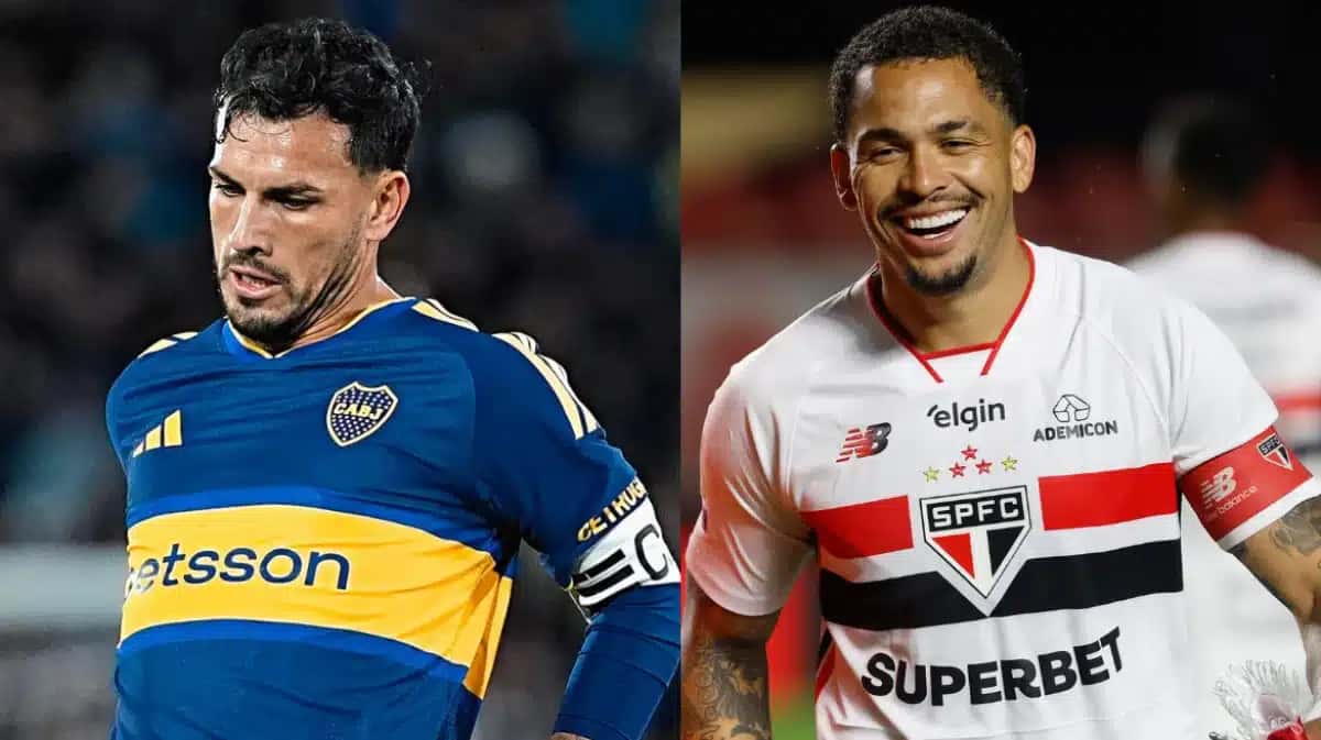 Paredes e Luciano vão se enfrentar no jogo entre Boca Juniors e São Paulo