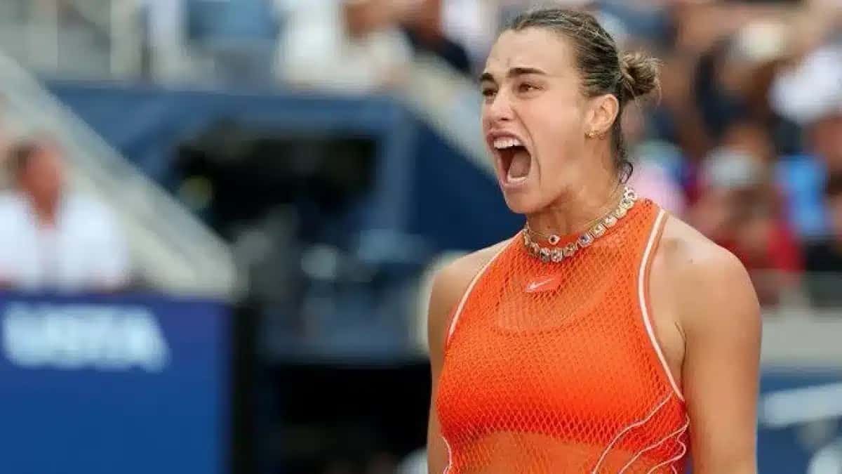 Sabalenka comemora vitória no US Open