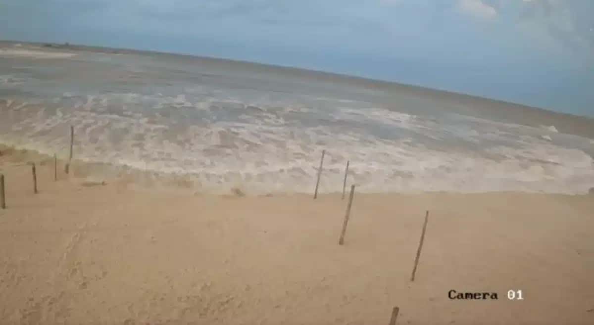 Tsunami meteorológico em Laguna, SC
