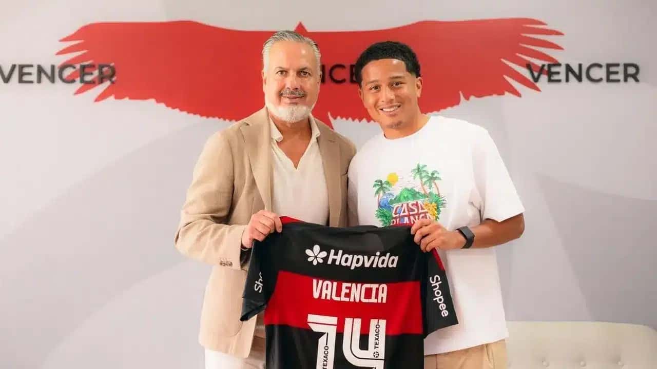 Anthony Valencia é um dos reforços do Flamengo