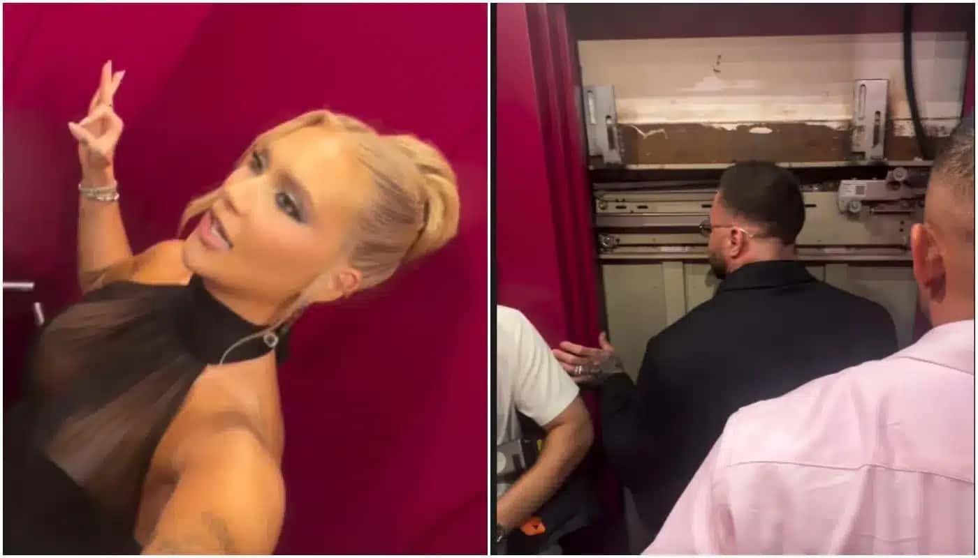 Virginia fica presa em elevador antes de festa de luxo em São Paulo