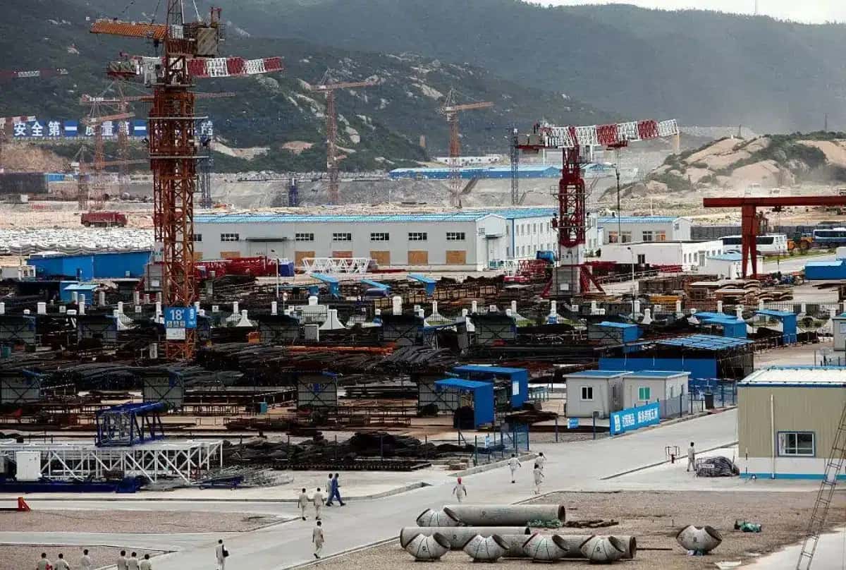A usina nuclear de Taishan, na China