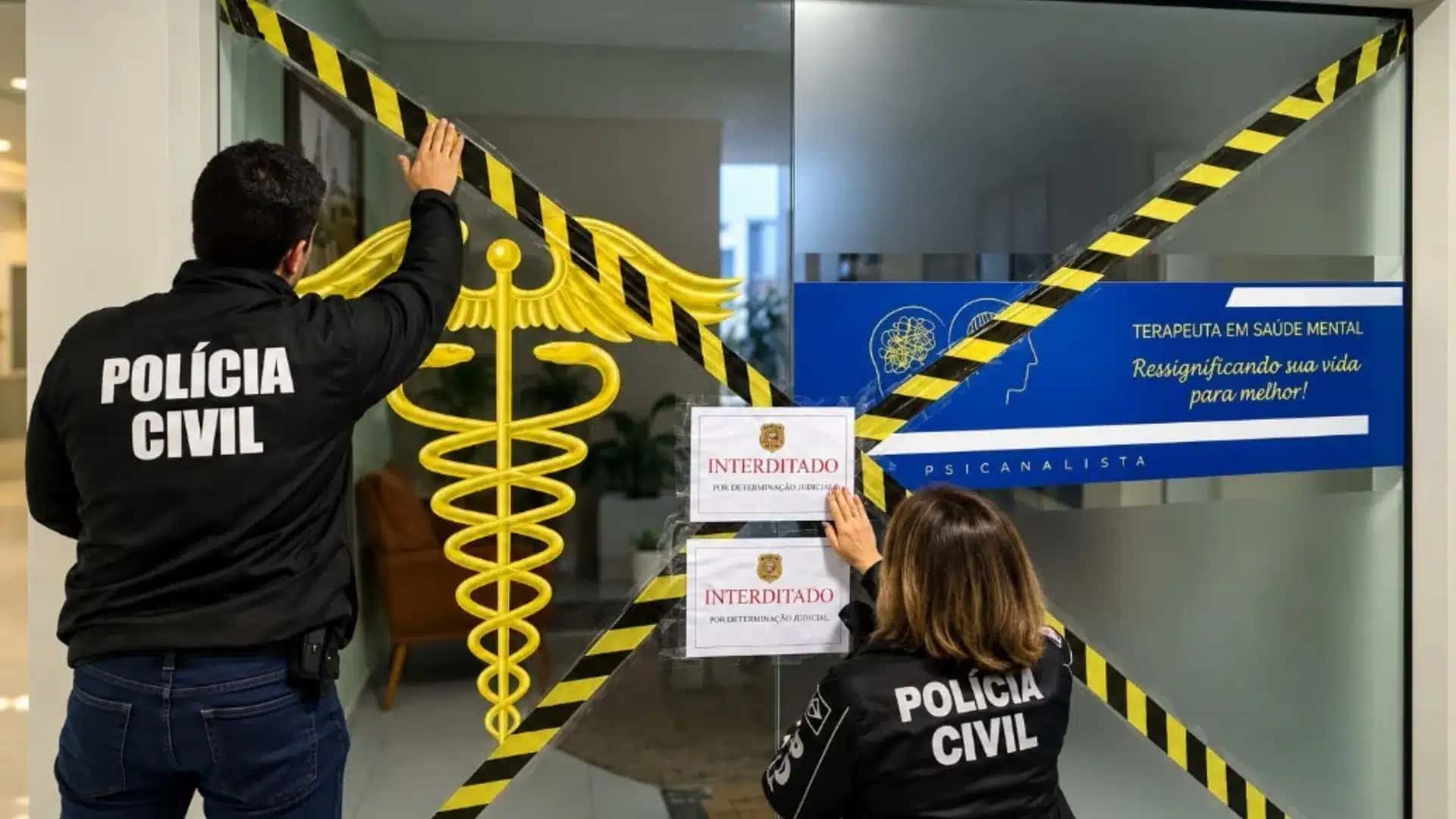 Além do fechamento do consultório, a Justiça determinou a suspensão das consultas realizadas pelo profissional acusado