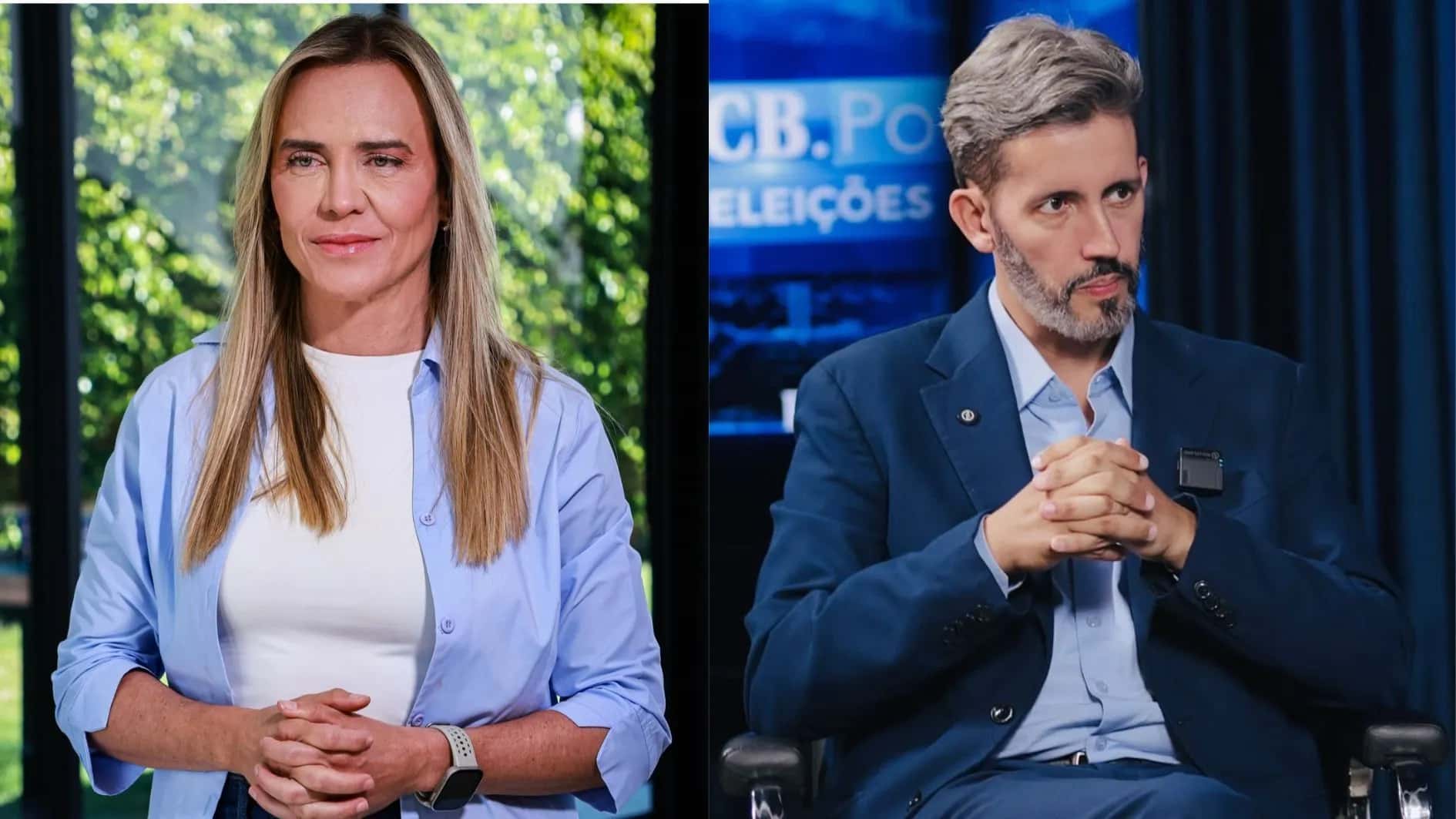 Celina Leão (PP) e Leandro Grass (PT)