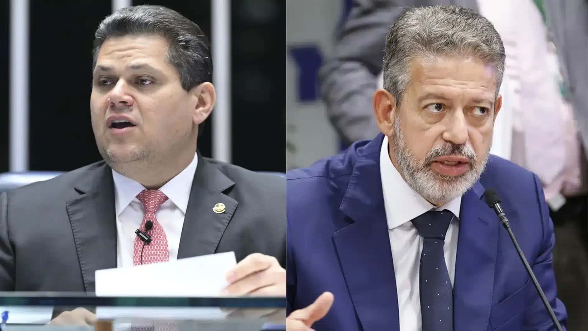 O presidente do Senado, Davi Alcolumbre (União-AP), e o senador eleito por Alagoas Arthur Lira (PP-AL) | Foto: Reprodução/CNN Brasil