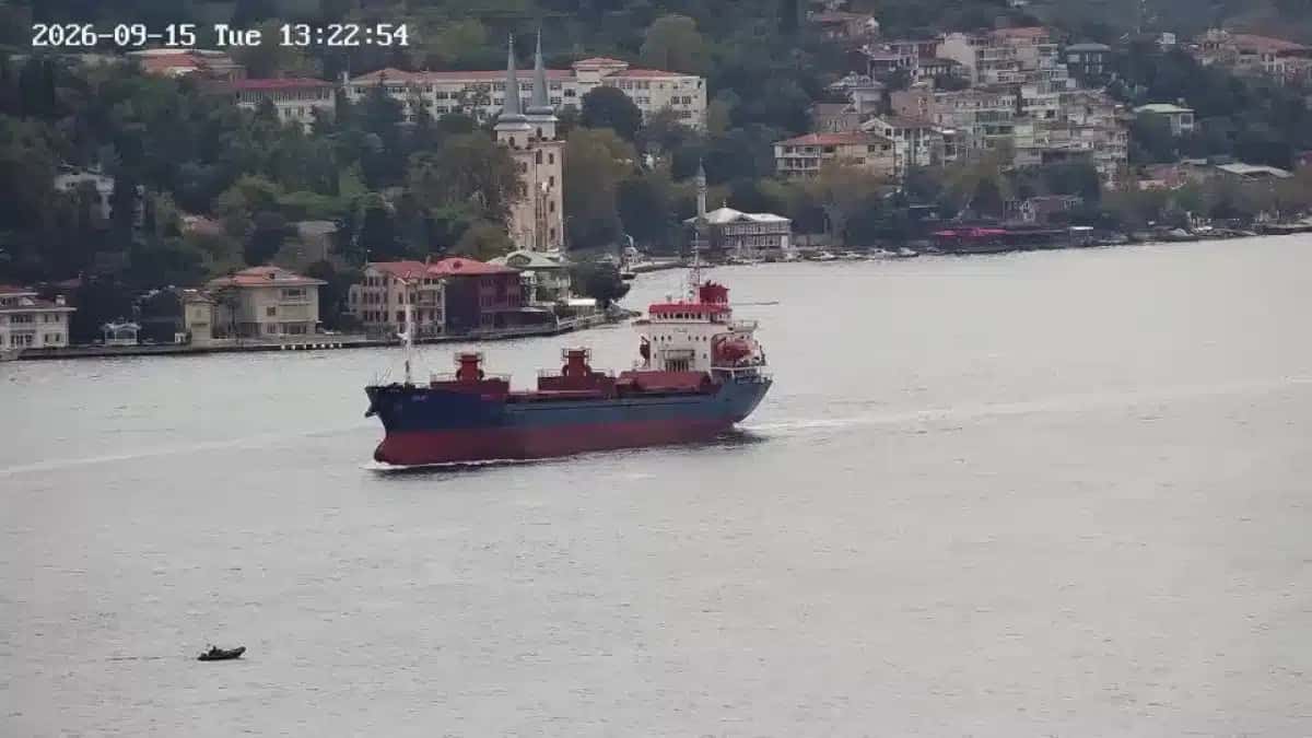 Navio afundado na costa da Bulgária, Alfa Watan | Foto: Reprodução/CNN Brasil
