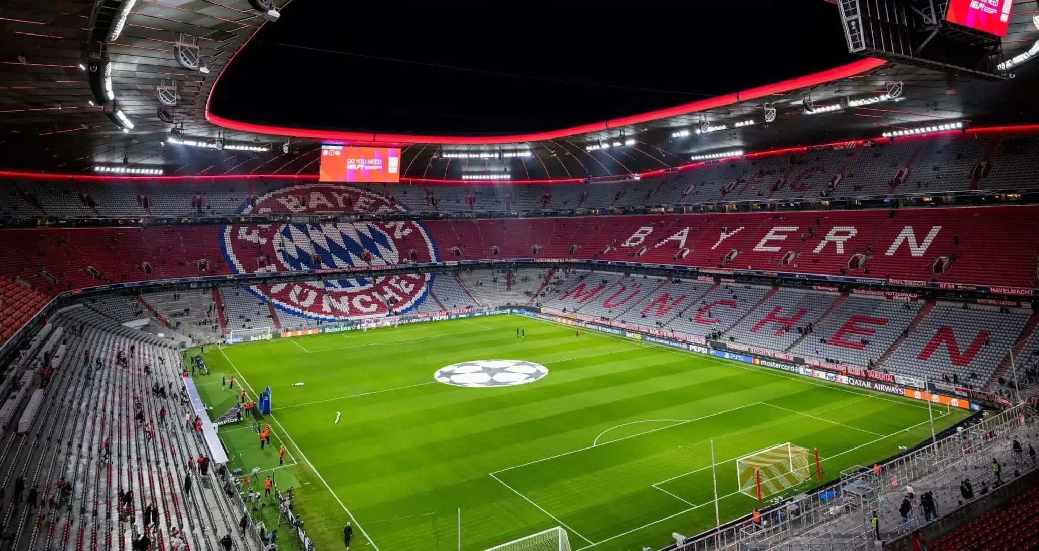 Allianz Arena, estádio do Bayern de Munique.