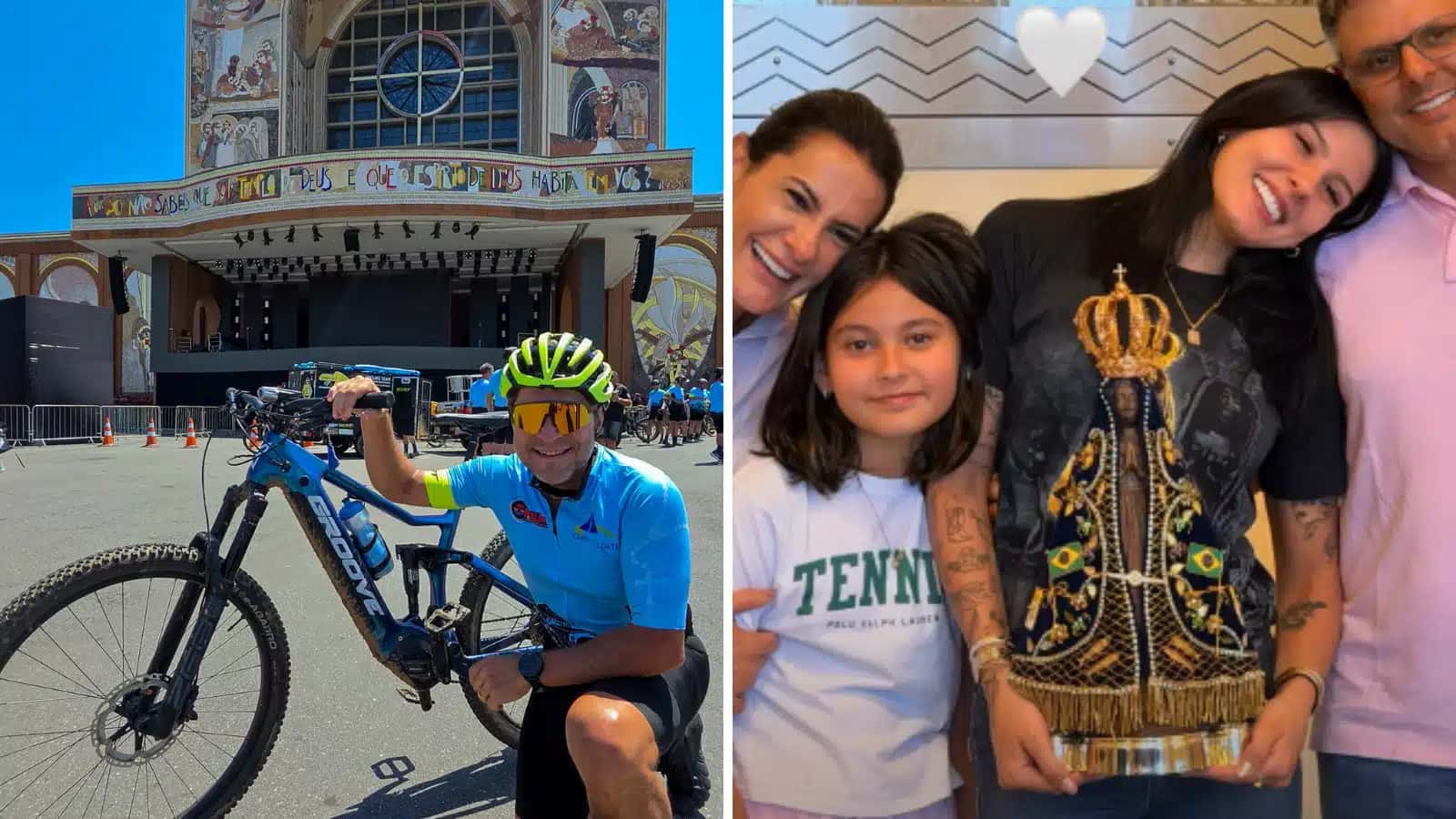Daniel e Ana Castela postam sobre Dia de Nossa Senhora Aparecida