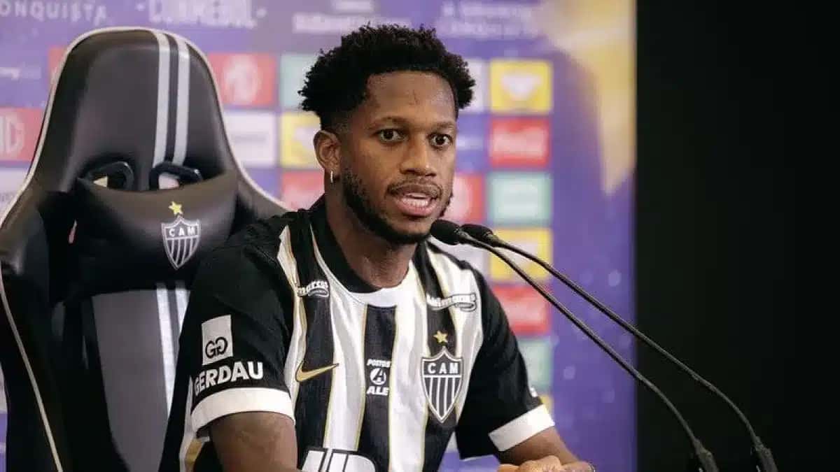 Fred lembrou de episódio com Cristiano Ronaldo no Manchester United | Foto: Reprodução/CNN Brasil
