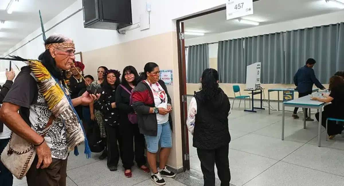 Indígenas votam em São Paulo | Foto: Reprodução/Brasil de Fato
