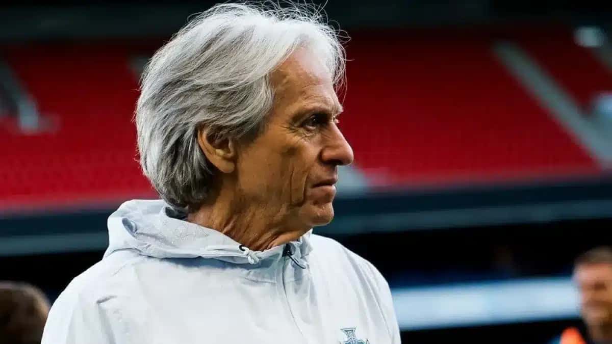 Jorge Jesus durante treino de Portugal