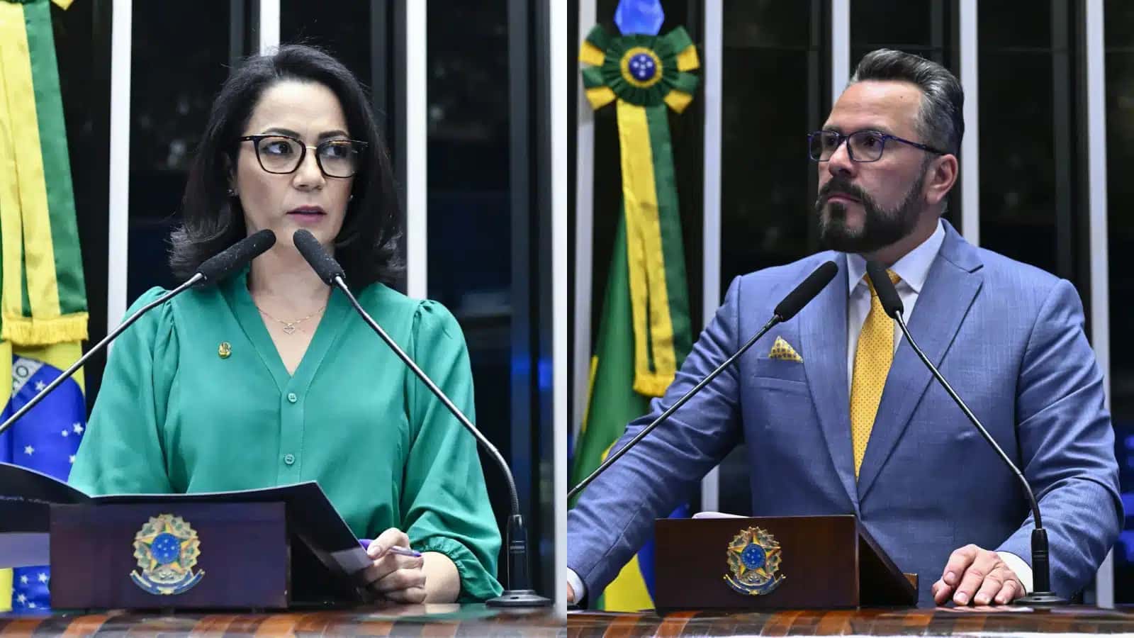 Mailza Gomes (PP) e Alan Rick (Republicanos)