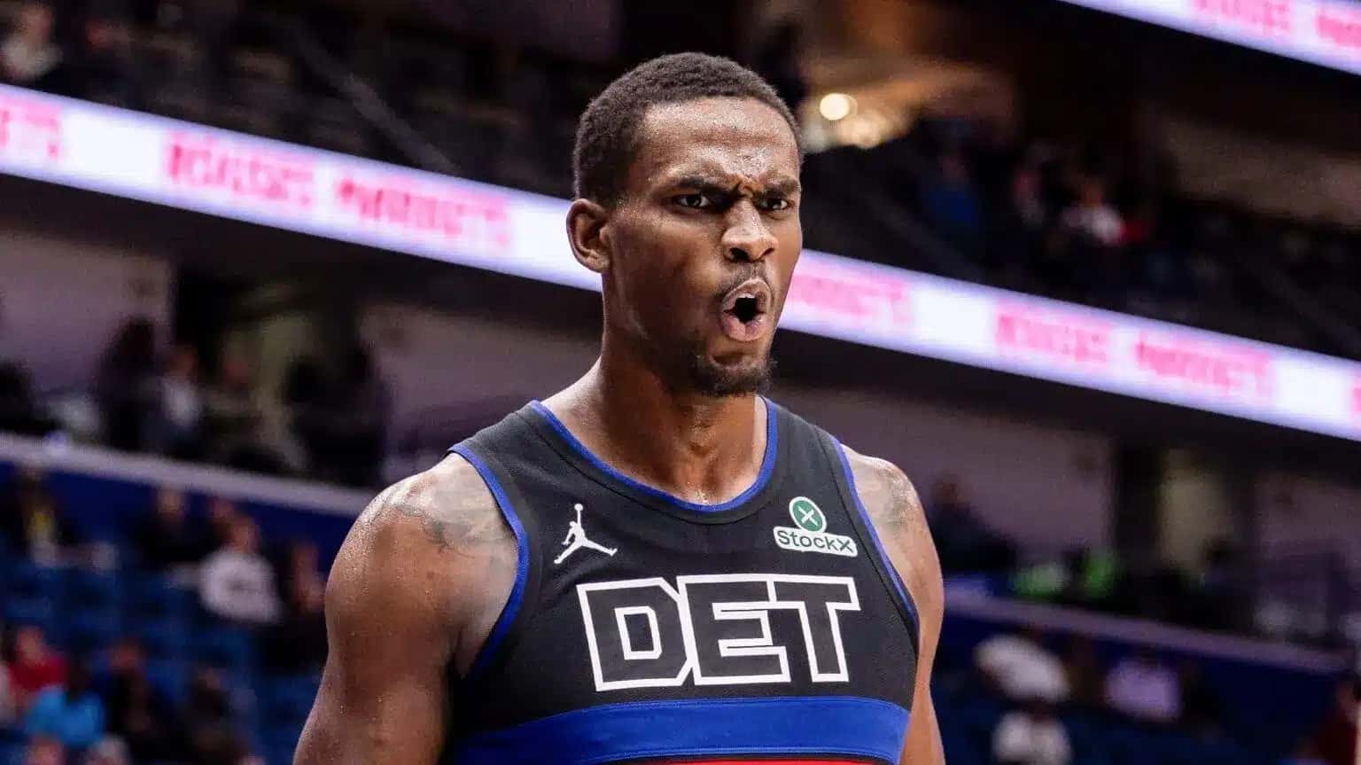 Jalen Duren em ação pelo Detroit Pistons
