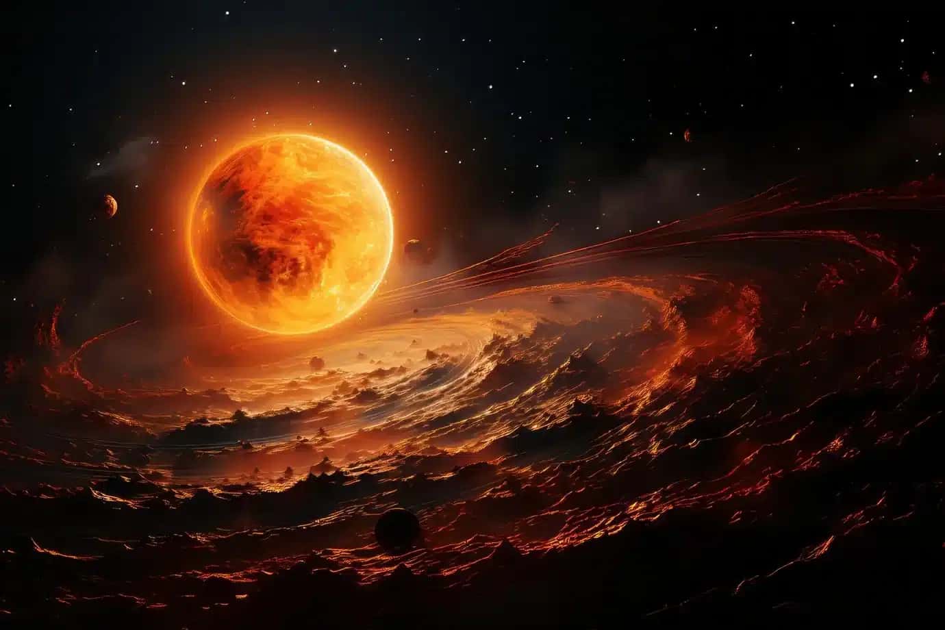 Exoplaneta: estudo sugere que o interior derretido influencia diretamente a atmosfera | Foto: Reprodução/Exame