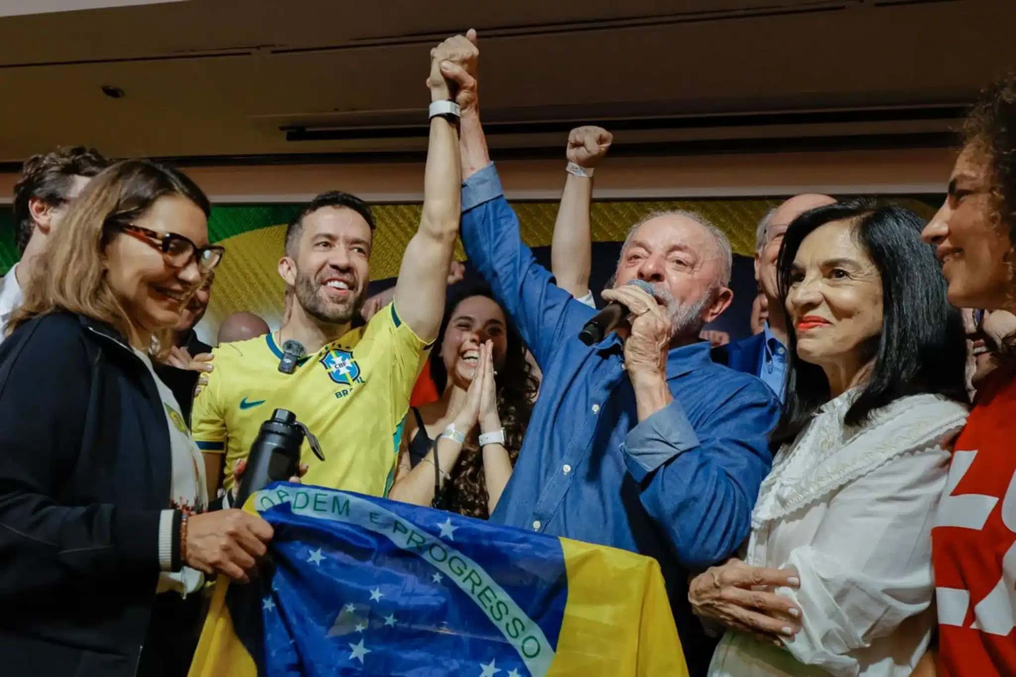 Presidente Lula durante discurso de reeleição em São Paulo (SP) | Foto: Reprodução/CNN Brasil