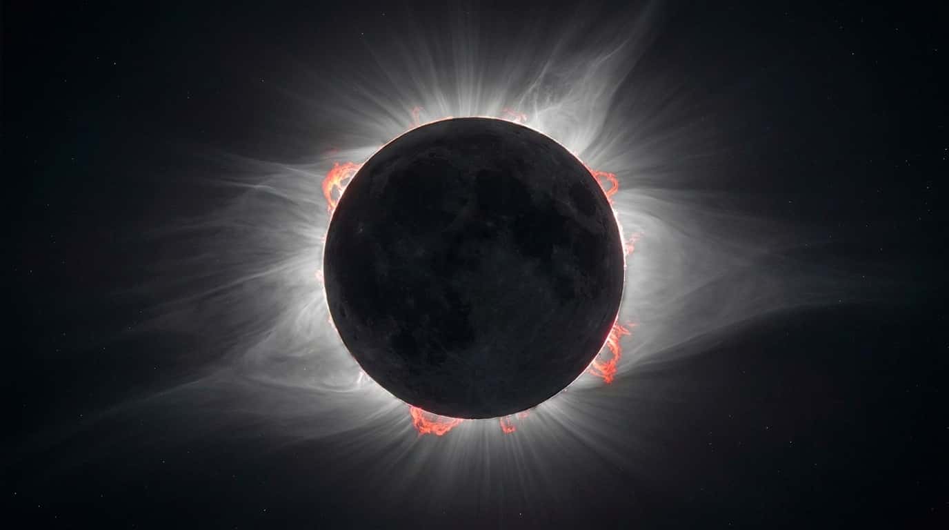 O eclipse solar total de 2027 proporcionará minutos de escuridão prolongada | Foto: Reprodução/Catraca Livre