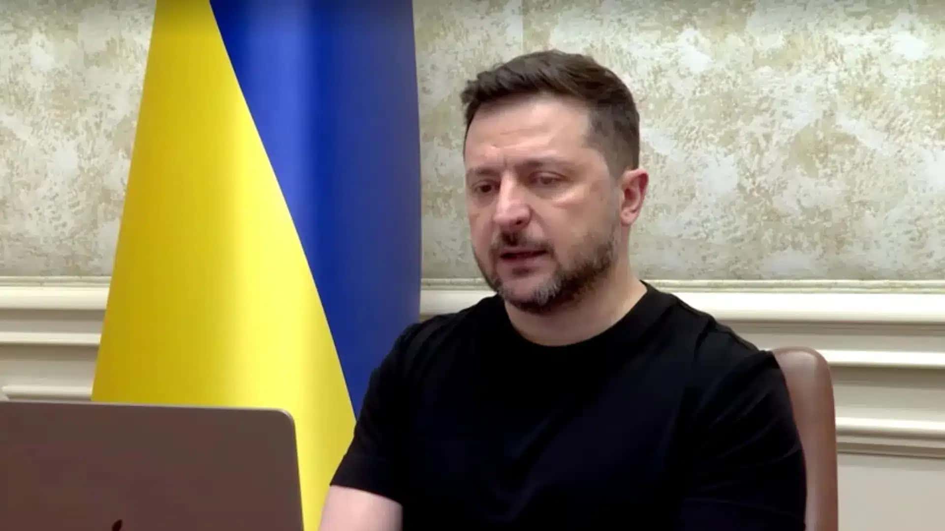 Volodymyr Zelensky, presidente da Ucrânia, assinou acordo de cooperação com o Catar.
