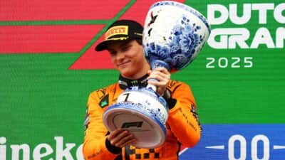Piastri conquista o GP da Holanda com abandono de Norris e Hamilton