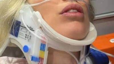 Laura Clery relata momento de pânico após geladeira de 270 kg cair sobre ela