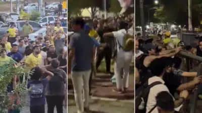 Ato contra Lula termina em confronto na UFRN, e grupos divergem sobre quem iniciou as agressões
